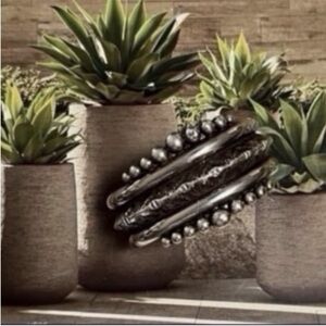 Vintage Heavy Solid Sterling Silver Cuff Bracelet